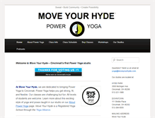 Tablet Screenshot of moveyourhyde.com